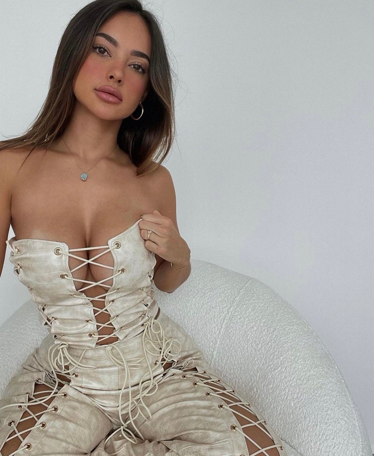 Vicious Lace Up Set