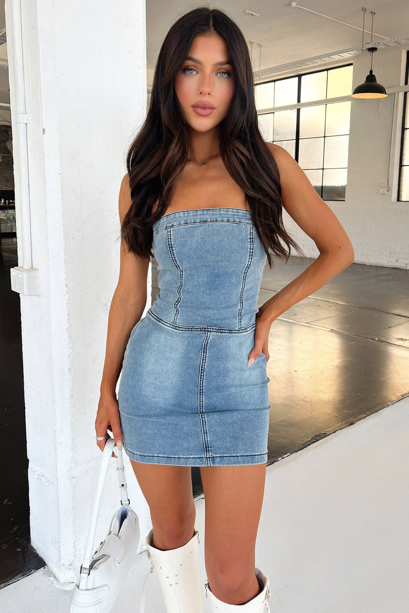 Robbie Denim Dress